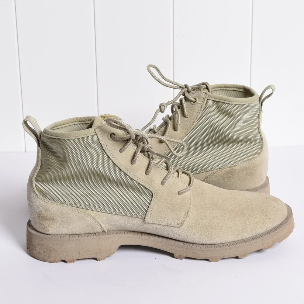Sorel Men's Mod Chukka waterproof boots, green, lace‎ up, size 9.5